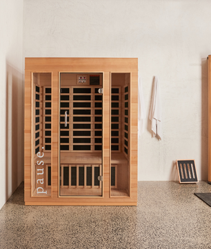 pause. 3 person far infrared sauna